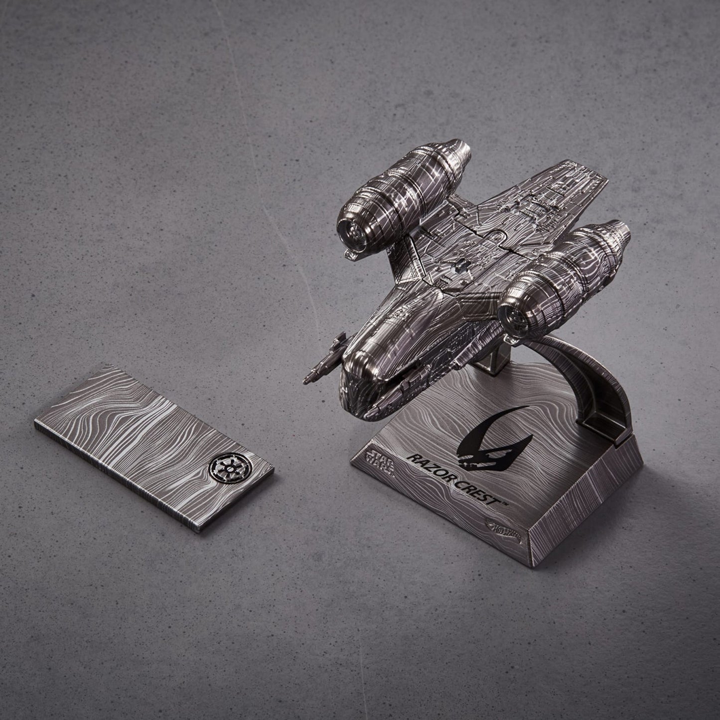 Hot Wheels Star Wars Razor Crest Starship - Mô Hình Tàu Vũ Trụ Kim Loại Diecast Cao Cấp - Hình ảnh bổ sung 7