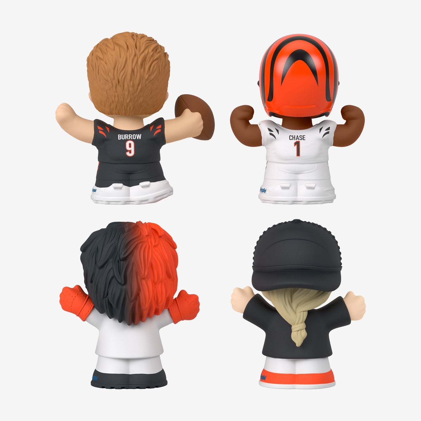 Little People Collector x NFL Cincinnati Bengals Set - Bộ Mô Hình Nhân Vật Thể Thao NFL - Mattel - Hình ảnh bổ sung 7