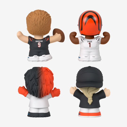 Little People Collector x NFL Cincinnati Bengals Set - Bộ Mô Hình Nhân Vật Thể Thao NFL - Mattel - Hình ảnh bổ sung 7