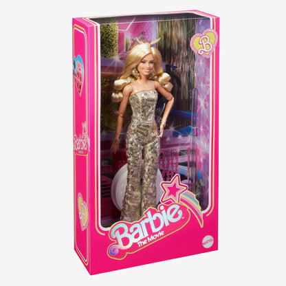 Barbie in Gold Disco Jumpsuit – Barbie The Movie - Búp bê sưu tầm cao cấp - Mattel