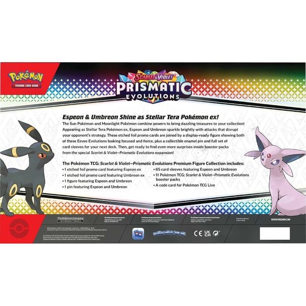 Thẻ bài Pokemon TCG SV8.5 Prismatic Evolutions Premium Figure Collection
