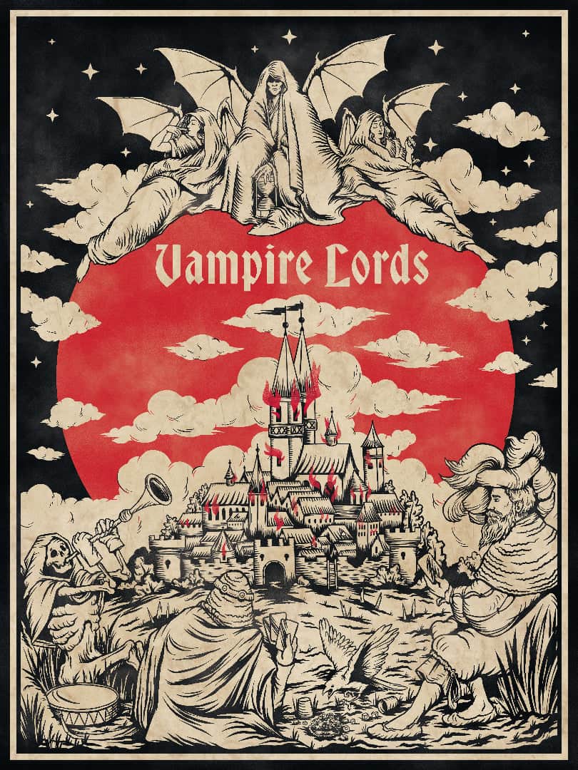 Vampire Lords: Golden Pledge Plus Wood Tokens (Kickstarter Pre-Order Special)