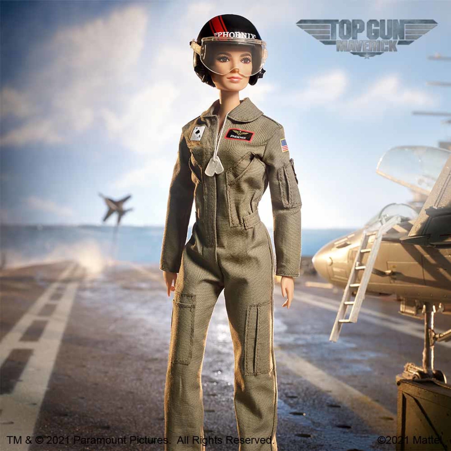 Top Gun: Maverick Barbie Doll - Búp Bê Phi Công Natasha Phoenix Trace - Barbie Signature Barbie Signature - ảnh 1 - Búp bê sư