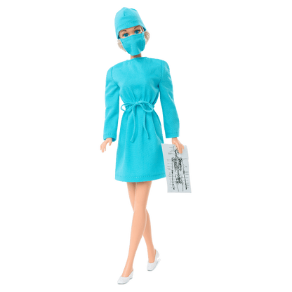 Barbie 1973 Doctor Doll Búp Bê Bác Sĩ Sưu Tầm Cao Cấp Mattel Signature - Hình ảnh sản phẩm