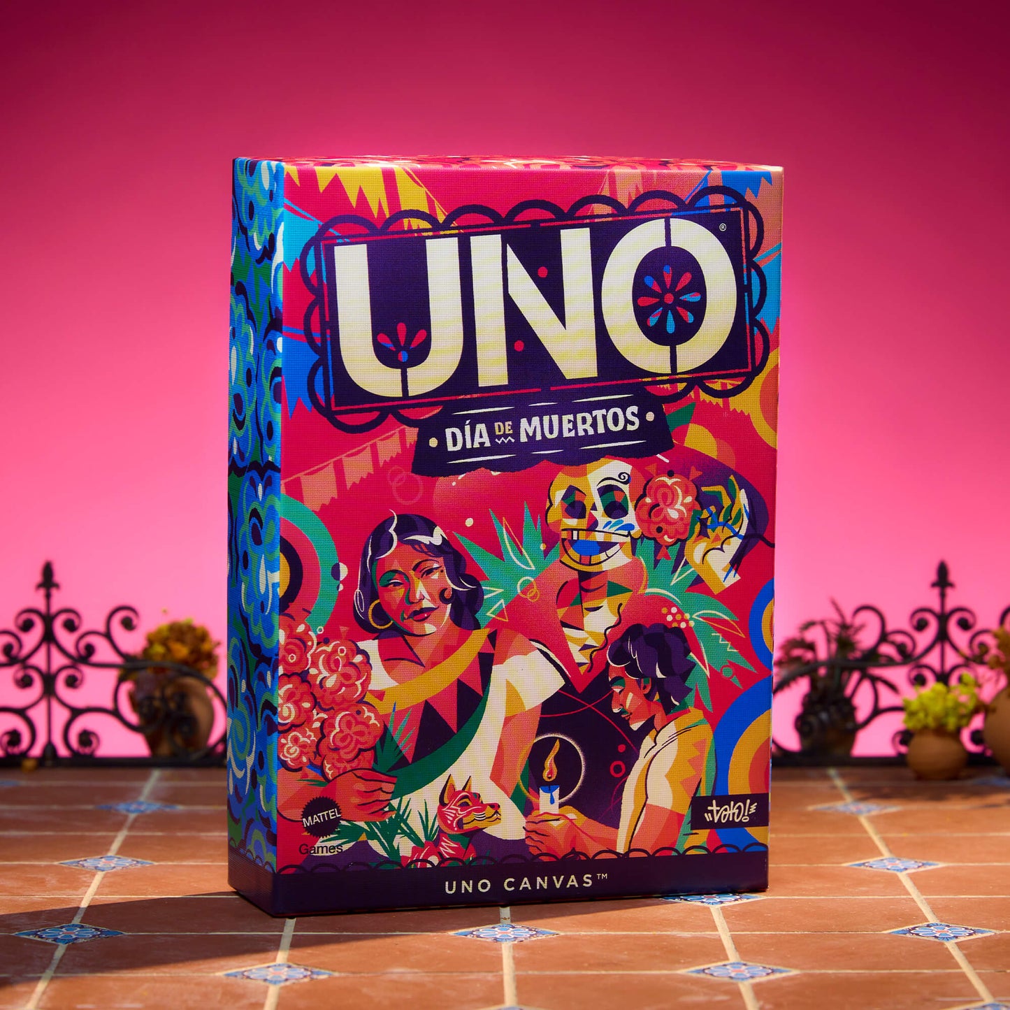 UNO Canvas Día de Muertos Card Game - Trò Chơi Bài Nghệ Thuật - Mattel Creations