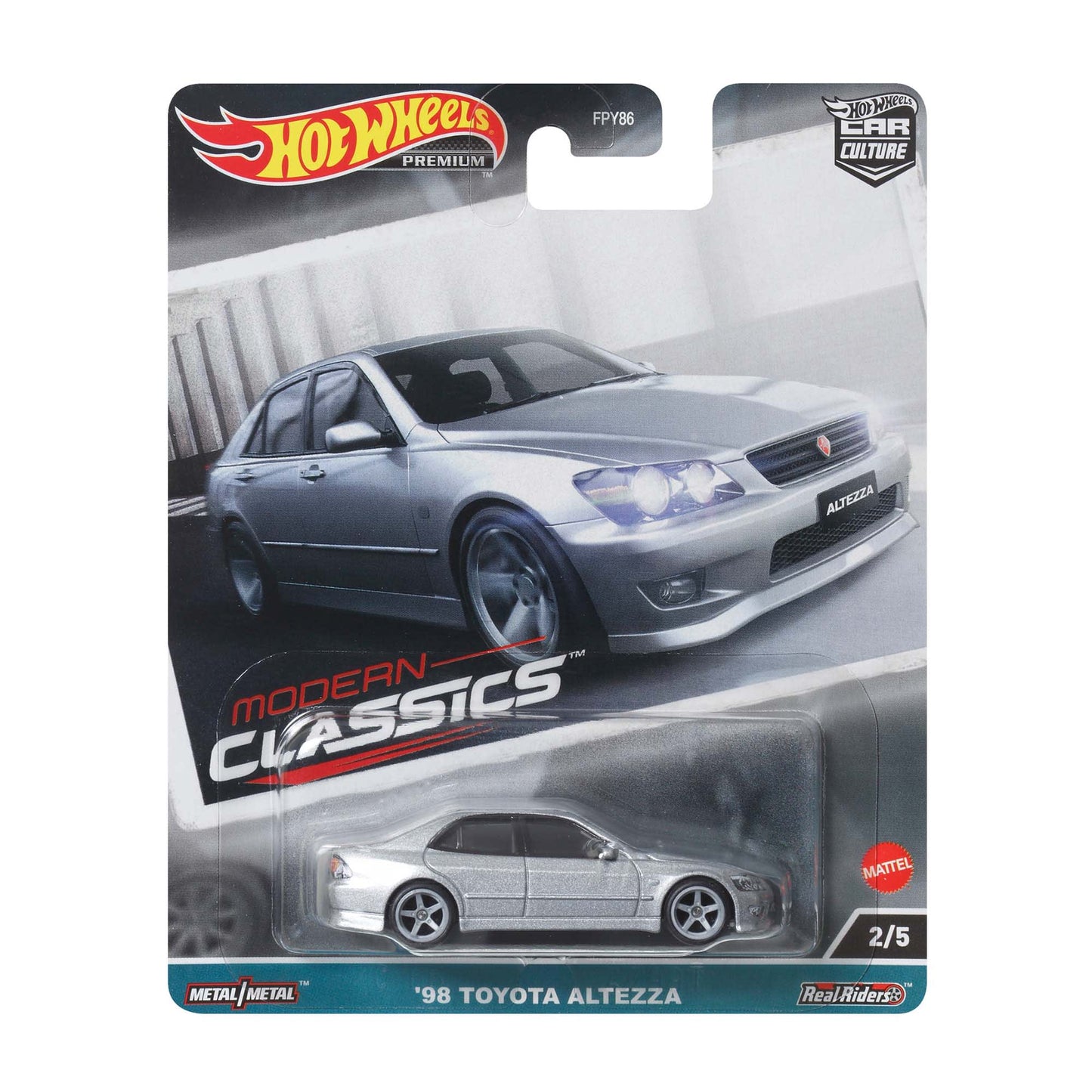 Hot Wheels Car Culture Circuit Legends '98 Toyota Altezza Xe Mô Hình Tỉ Lệ 1:64 Hot Wheels HKC66 - Hình ảnh sản phẩm