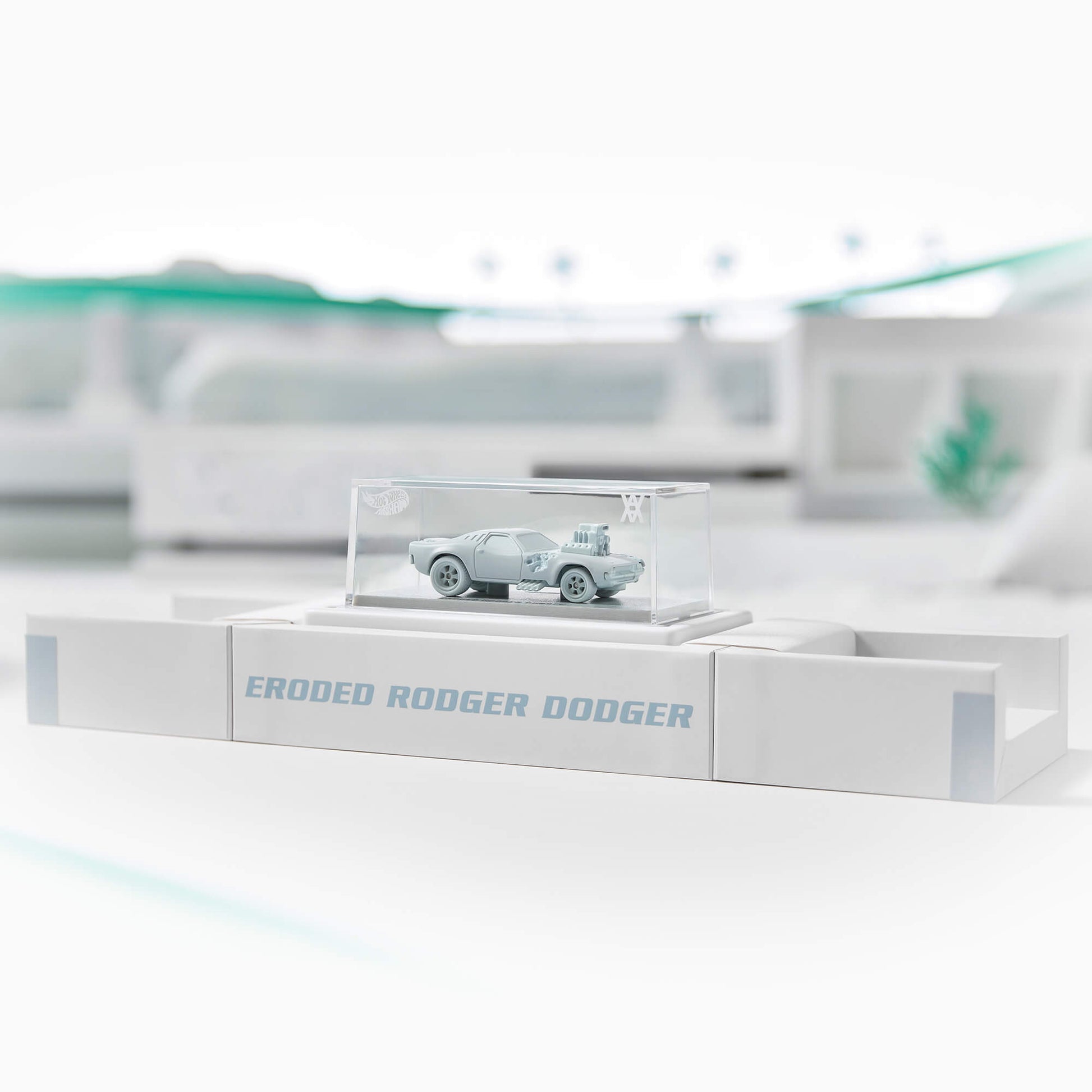 Hot Wheels x Daniel Arsham Eroded Rodger Dodger - Xe Mô Hình Sưu Tầm Cao Cấp Mattel Creations - Góc nhìn khác 3