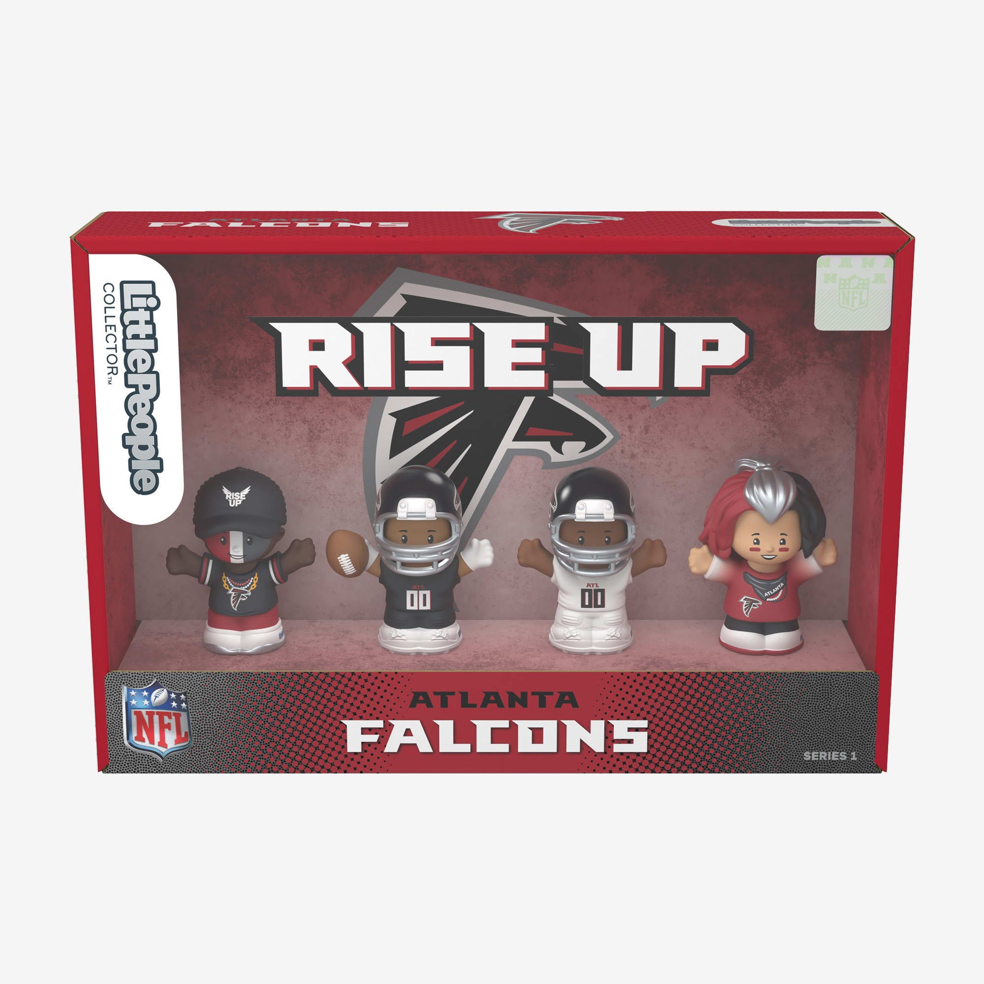 Little People Collector x NFL Atlanta Falcons Set - Bộ Mô Hình Nhân Vật Đồ Chơi Sưu Tầm - Mattel HNJ34 Mattel - ảnh 1 - Actio