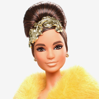 Guo Pei Barbie Doll Wearing Golden-Yellow Gown - Búp bê Sưu tầm Cao cấp Barbie Signature - Hình ảnh bổ sung 5