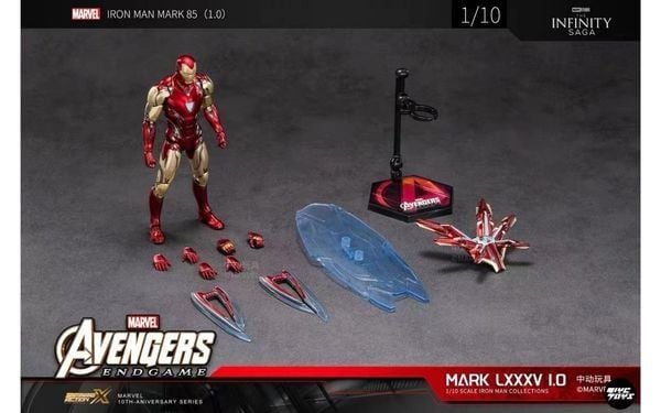 Mô hình Marvel - Iron Man MK85 1.0 Version - ZD Toys - ZM12