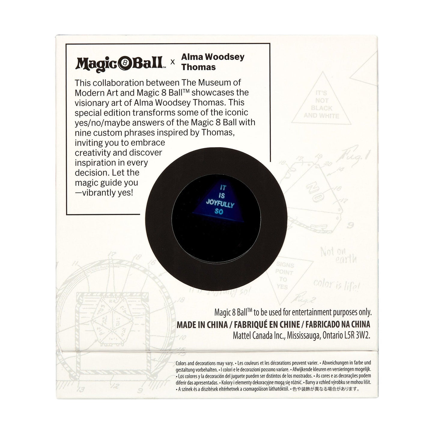 Magic 8 Ball x MoMA Alma Woodsey Thomas