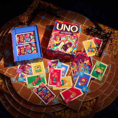 UNO Canvas Día de Muertos Card Game - Trò Chơi Bài Nghệ Thuật - Mattel Creations Mattel - ảnh 2 - Card Game