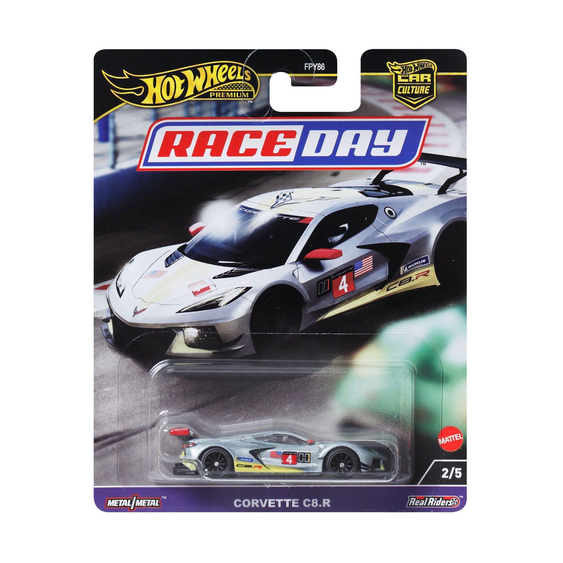 Hot Wheels Premium Car Culture 2-Pack 2004 Volkswagen Gold R32 & Volkswagen Golf MK7