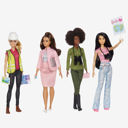 Barbie Eco-Leadership Team (2022 Career of the Year Four Doll Set) Bộ 4 Búp Bê Nghề Nghiệp Bảo Vệ Môi Trường Barbie - Góc nhìn khác 3