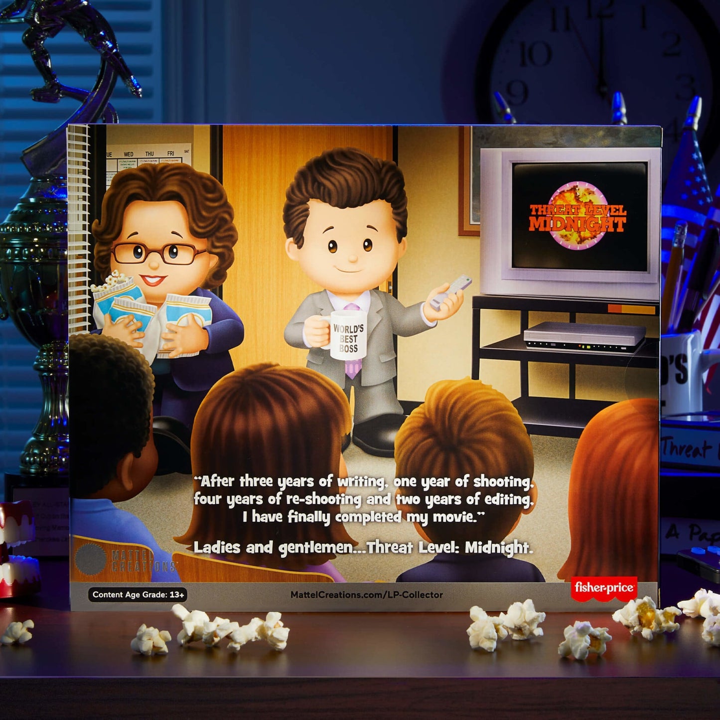 Little People Collector The Office Threat Level Midnight Set - Bộ Mô Hình Nhân Vật Sưu Tầm - Fisher-Price