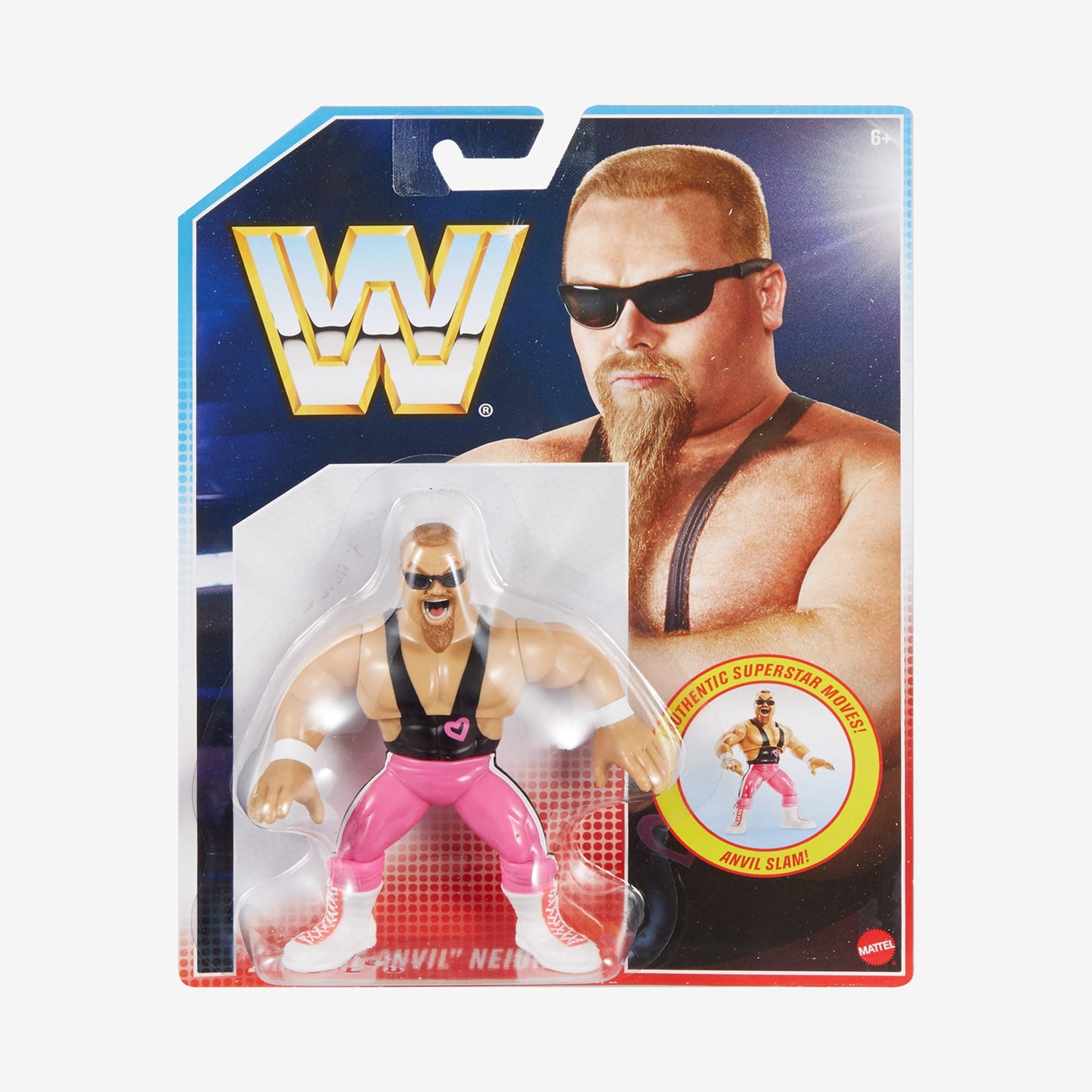 WWE Retro Figures Set Wave 2 - Bộ 4 Mô Hình Đấu Vật Mỹ - Mattel HDX85 - Hình ảnh bổ sung 5