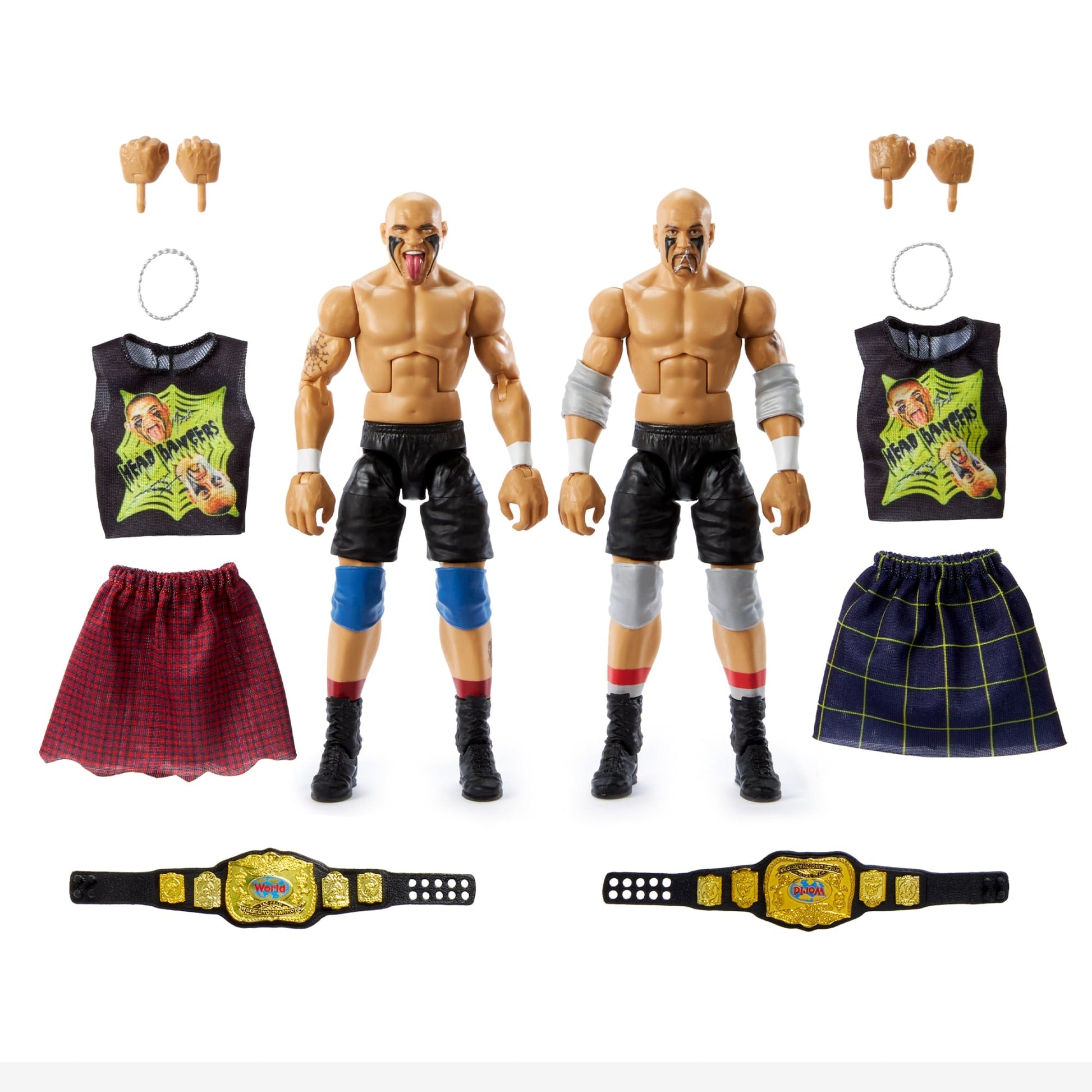 WWE Elite Collection The Headbangers 2-Pack - Bộ 2 Mô Hình Đồ Chơi WWE - Mattel Mattel - ảnh 1 - Action Figure
