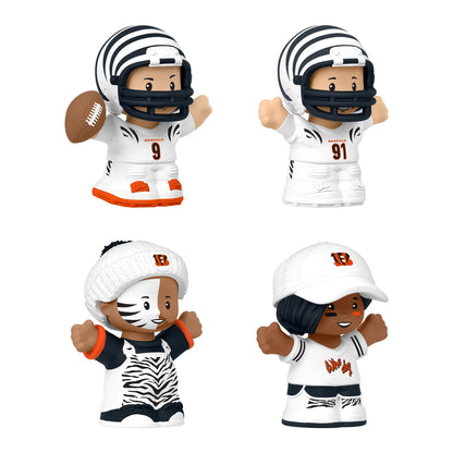 Little People Collector Cincinnati Bengals Alternate Jersey Figure Set - Bộ Mô Hình Cầu Thủ NFL Sưu Tầm Mattel - Hình ảnh bổ sung 7