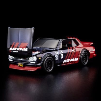 Hot Wheels RLC 1972 Skyline H/T 2000GT-R - Mô Hình Xe Nissan Skyline JDM Cao Cấp - Hot Wheels RLC Exclusive Hot Wheels - ảnh 