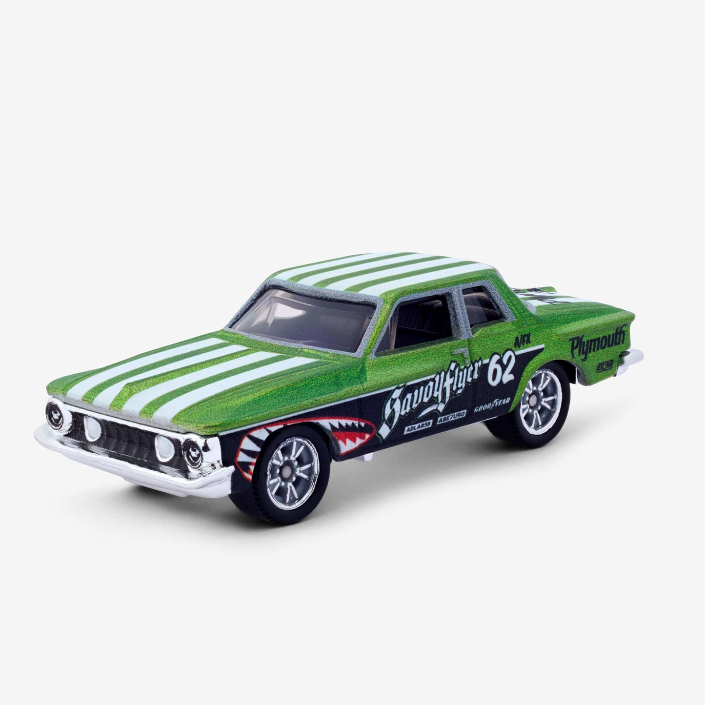 Matchbox 1962 Plymouth Savoy Mô Hình Xe Đua Drag 1:64 Matchbox