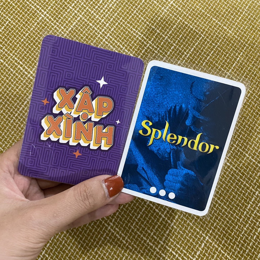 Sleeves bọc bảo vệ bài Cuộc Đua Sao Chổi - Bọc bài size 6.5 x 9 cm (100 cái) - Board Game VN