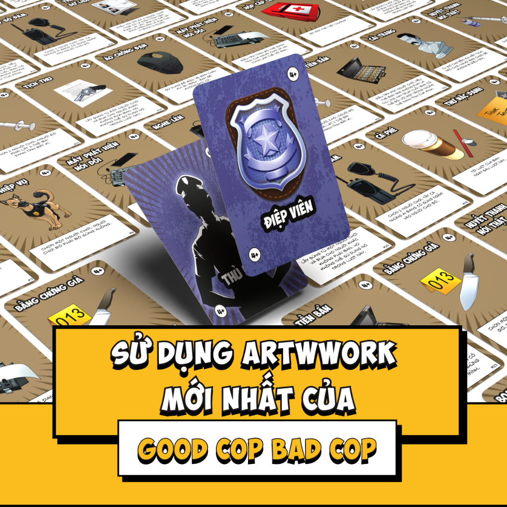 Điệp Viên Số Dách (Good Cop Bad Cop) - Board Game Ẩn Vai Suy Luận Kịch Tính - Board Game VN - Góc nhìn khác 3