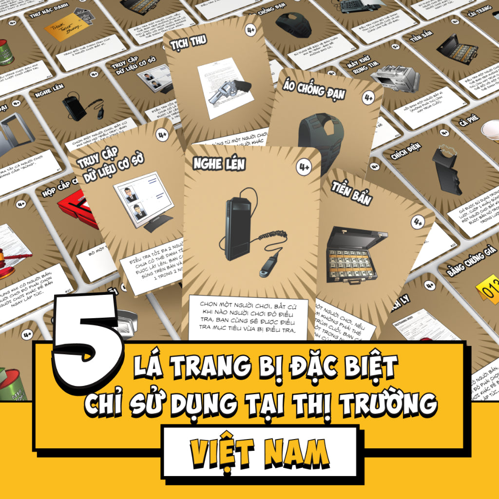 Điệp Viên Số Dách (Good Cop Bad Cop) - Board Game Ẩn Vai Suy Luận Kịch Tính - Board Game VN - Hình ảnh bổ sung 4