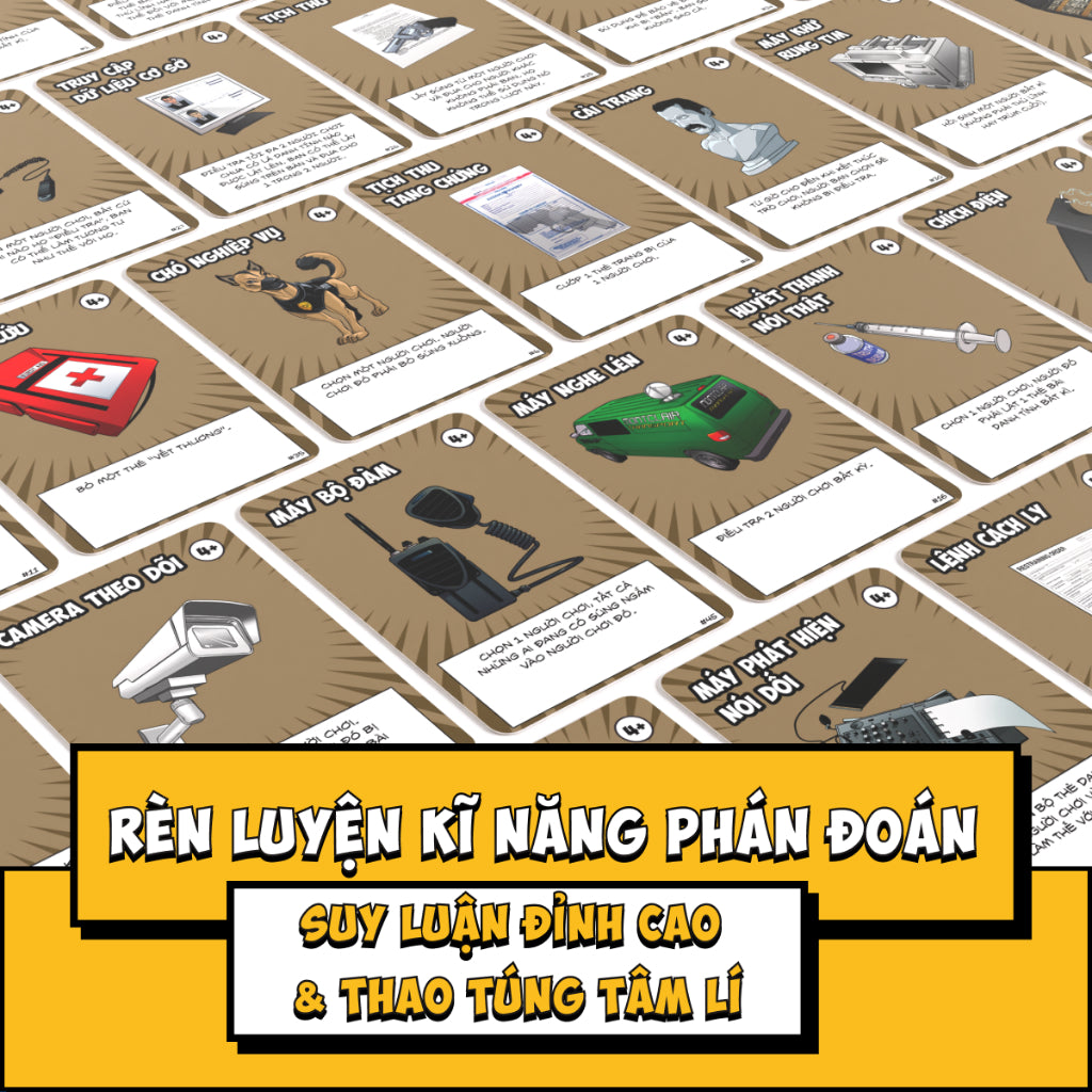 Điệp Viên Số Dách (Good Cop Bad Cop) - Board Game Ẩn Vai Suy Luận Kịch Tính - Board Game VN - Hình ảnh bổ sung 5