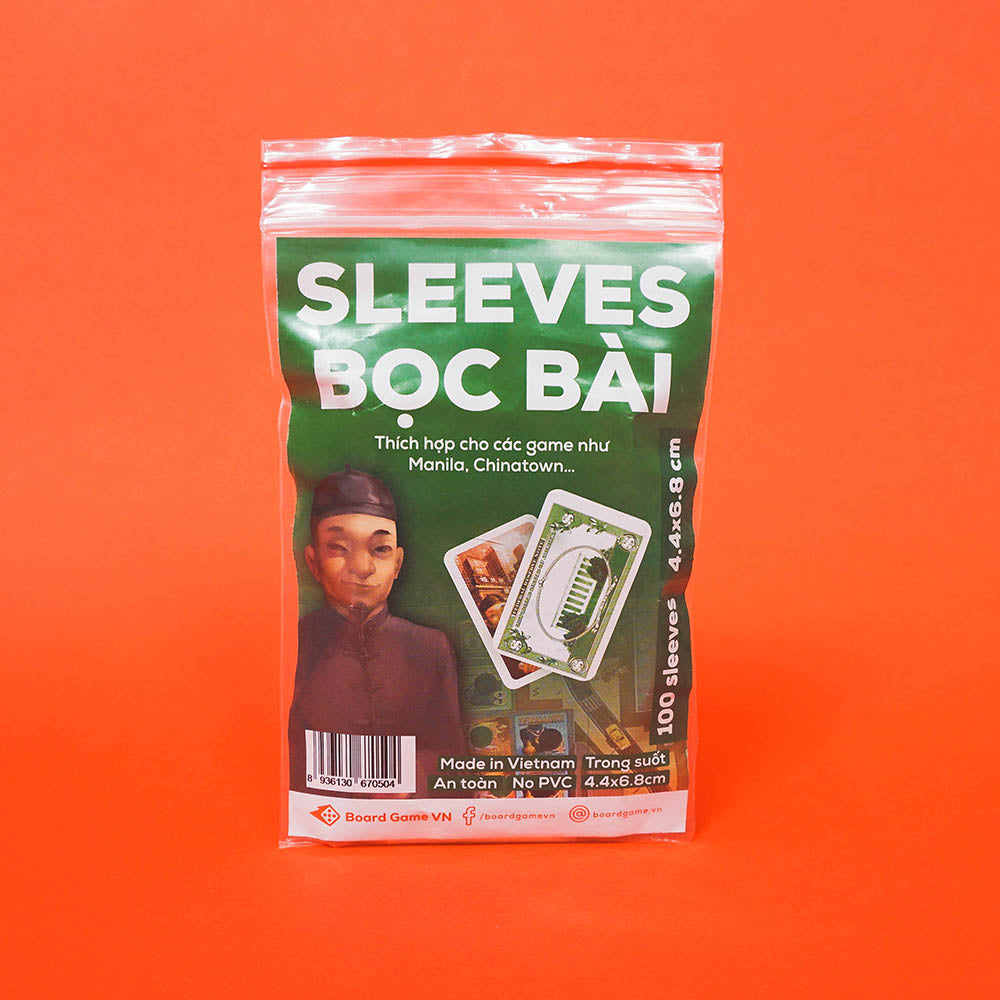 Sleeves bọc bảo vệ bài Cuộc Đua Sao Chổi - Bọc bài size 6.5 x 9 cm (100 cái) - Board Game VN