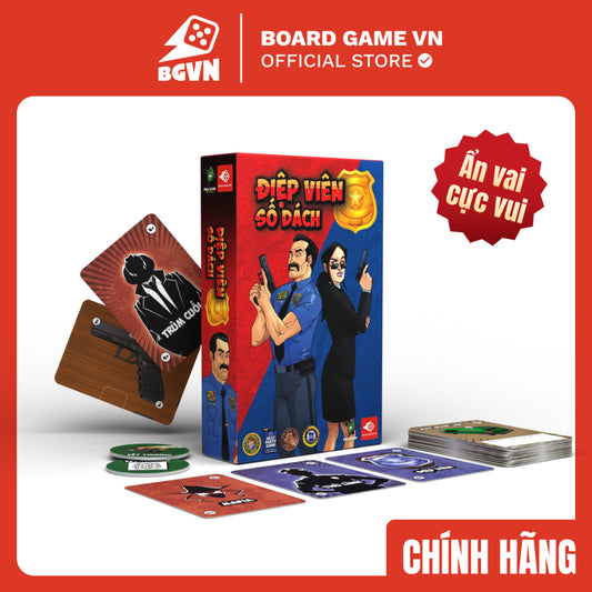 Điệp Viên Số Dách (Good Cop Bad Cop) - Board Game Ẩn Vai Suy Luận Kịch Tính - Board Game VN - Hình ảnh sản phẩm