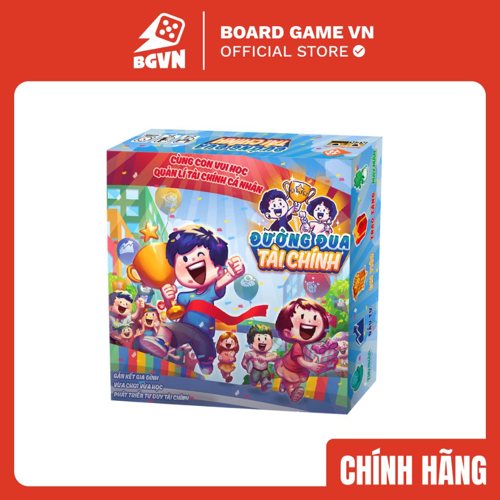 Đường Đua Tài Chính - Trò chơi giáo dục tài chính cho bé - Board Game VN - Hình ảnh sản phẩm