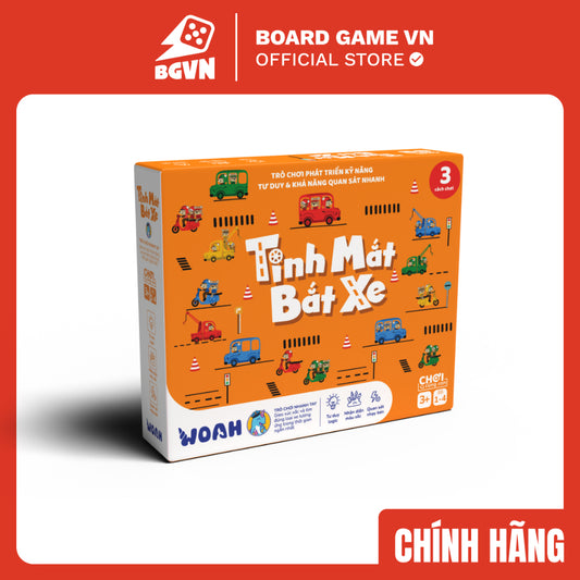 Đồ chơi Tinh mắt bắt xe cao cấp cho bé từ 3 tuổi - Board game kỹ năng - Thương hiệu Woah