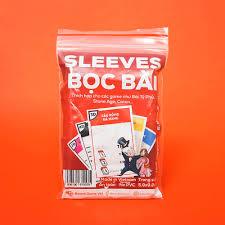 Sleeves bọc bảo vệ bài Cuộc Đua Sao Chổi - Bọc bài size 6.5 x 9 cm (100 cái) - Board Game VN