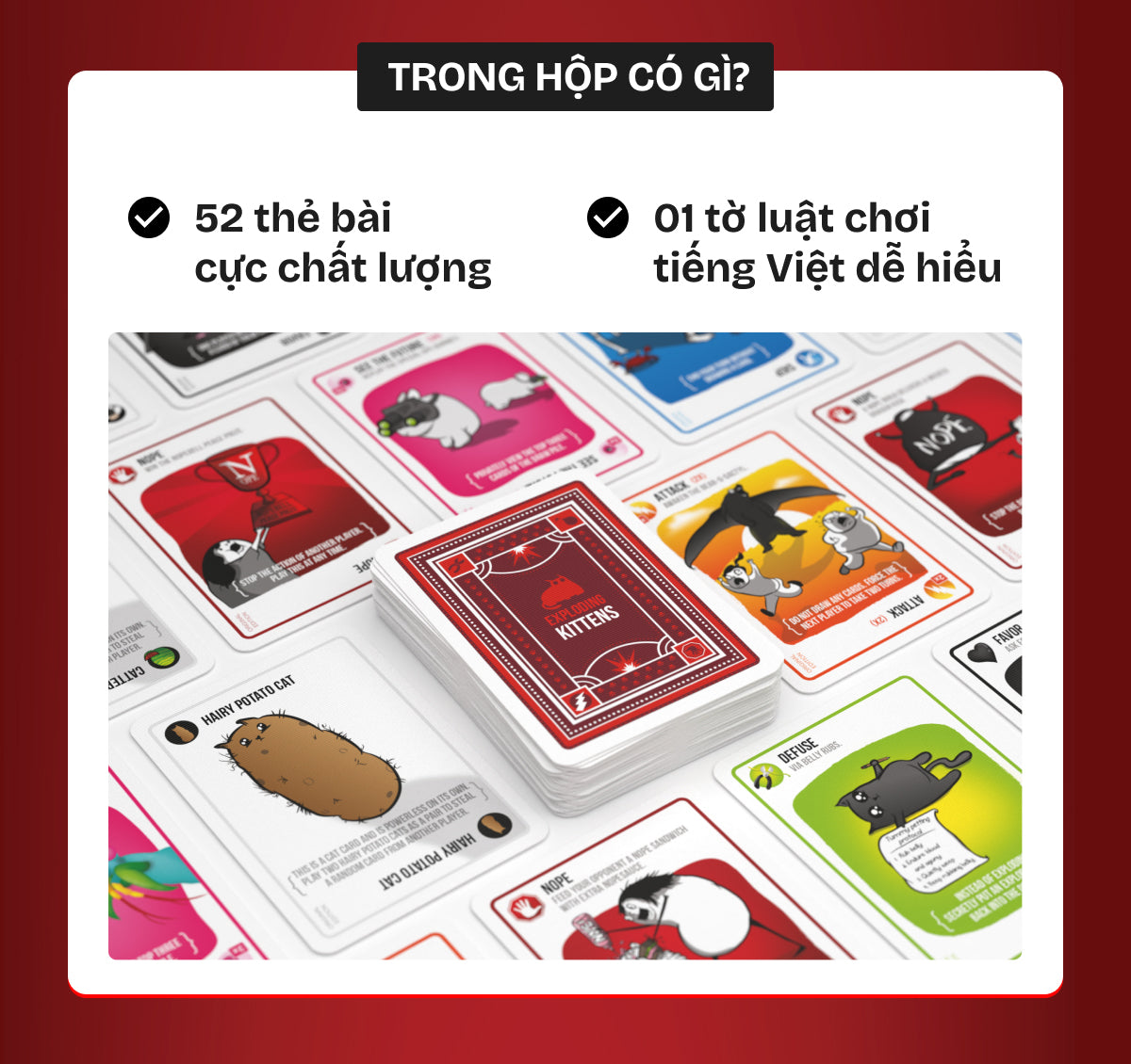 Exploding Kittens (Mèo nổ) - Board Game Thẻ Bài Chính Hãng - Board Game VN - Hình ảnh bổ sung 9