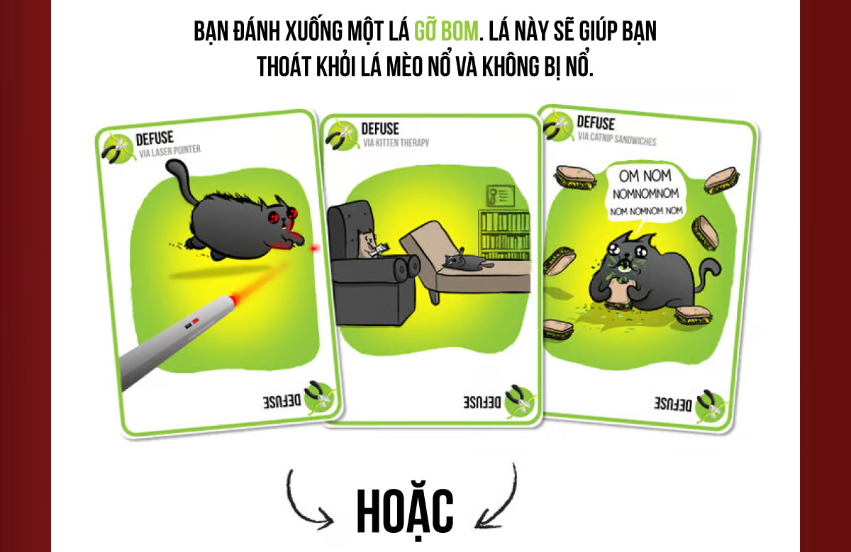 Exploding Kittens (Mèo nổ) - Board Game Thẻ Bài Chính Hãng - Board Game VN Board Game VN Store - ảnh 2 - Board Game Thẻ Bài