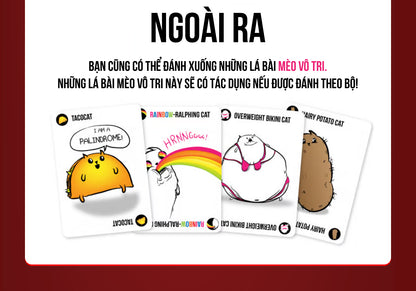 Exploding Kittens (Mèo nổ) - Board Game Thẻ Bài Chính Hãng - Board Game VN Board Game VN Store - ảnh 4 - Board Game Thẻ Bài