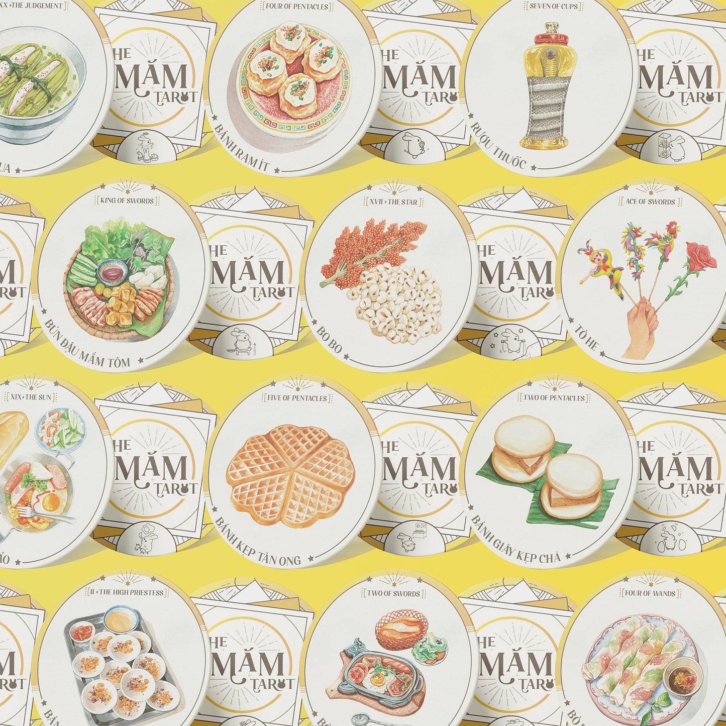 Măm Tarot - Bộ Tarot Về Ẩm Thực Mọi Miền Việt Nam