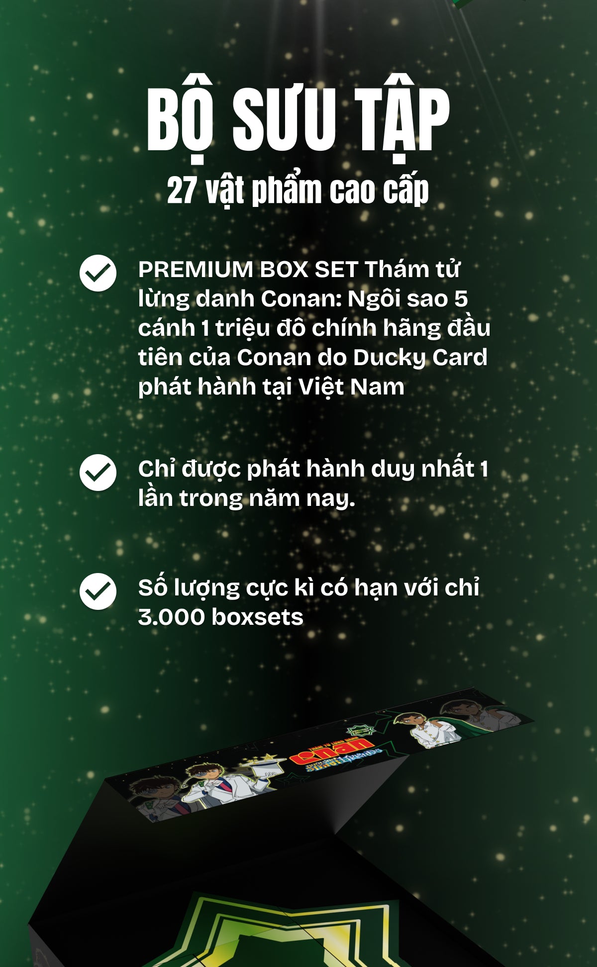 [Full Box] Conan Premium Box Set - Bộ Sưu Tập Thẻ Bài Giới Hạn Movie 27 - Everjoy Publishing - Hình ảnh bổ sung 6