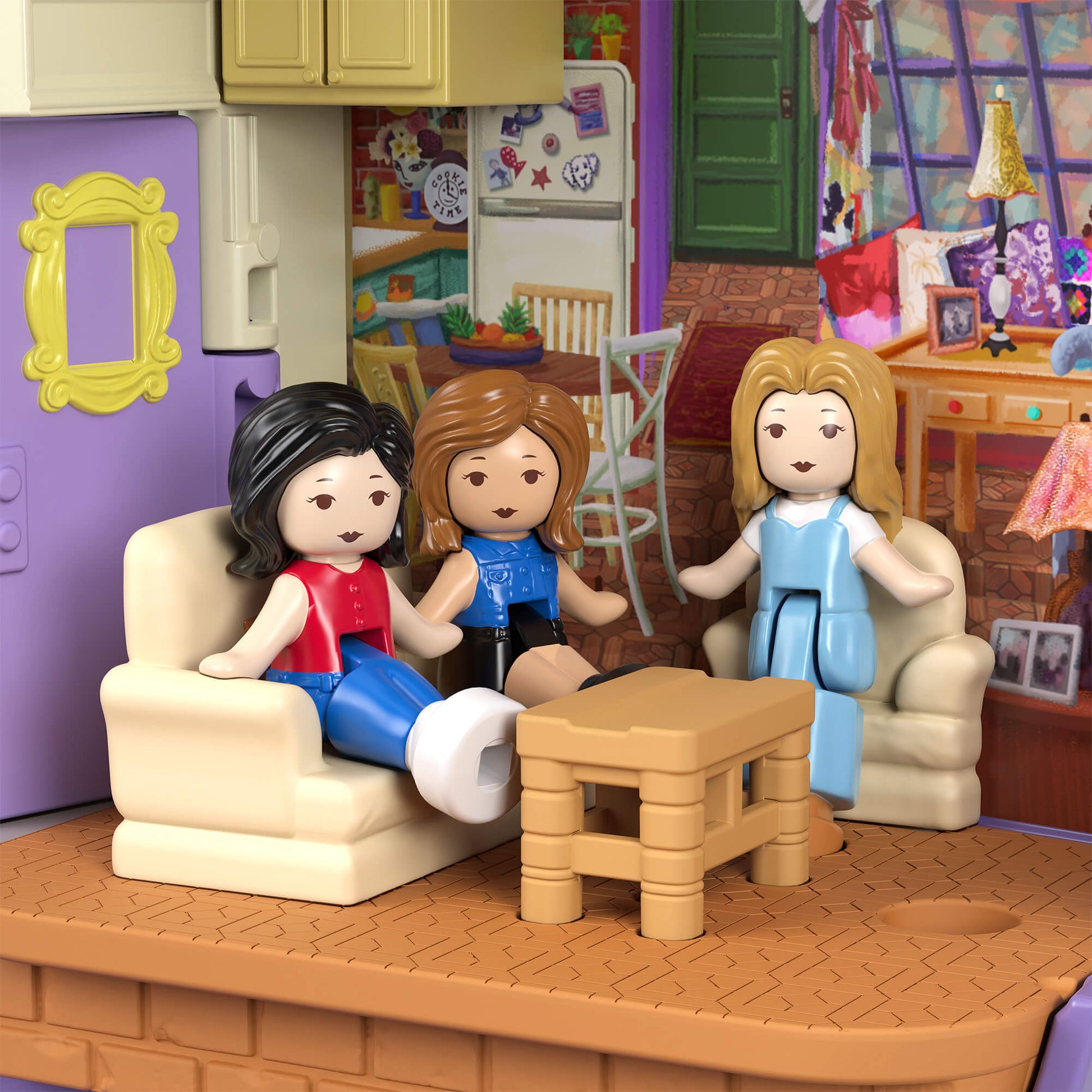 Polly Pocket Collector Friends Compact - Bộ Đồ Chơi Sưu Tầm Phim Friends Mattel HKV74 - Hình ảnh bổ sung 5