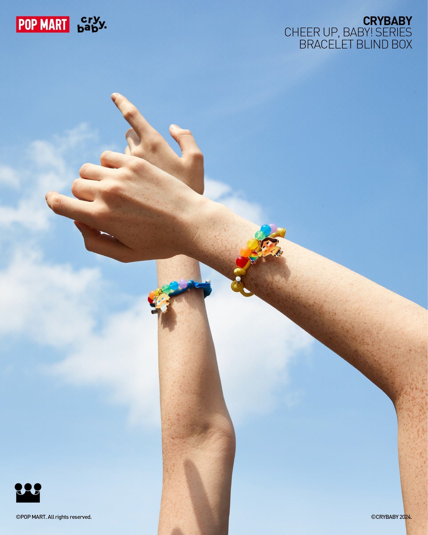 CRYBABY CHEER UP, BABY! SERIES Bracelet - Vòng đeo tay Blind Box - POP MART