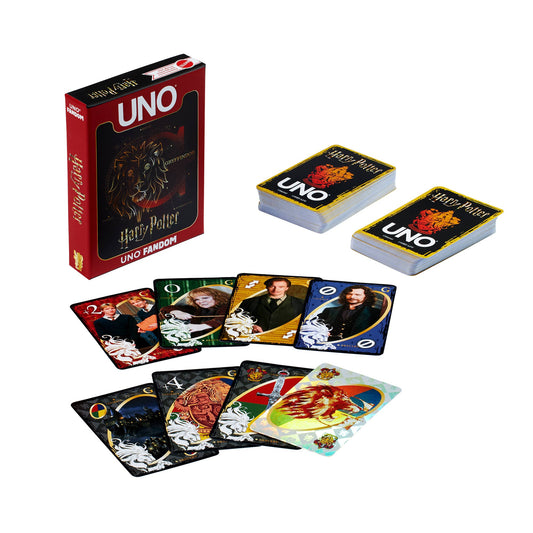 UNO Fandom Harry Potter Gryffindor Game Deck - Bộ bài UNO thẻ bài nhà Gryffindor - Mattel Creations - Hình ảnh chi tiết 2