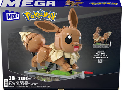 MEGA Pokémon Motion Eevee Building Set - Bộ lắp ráp mô hình chuyển động - MEGA Mattel