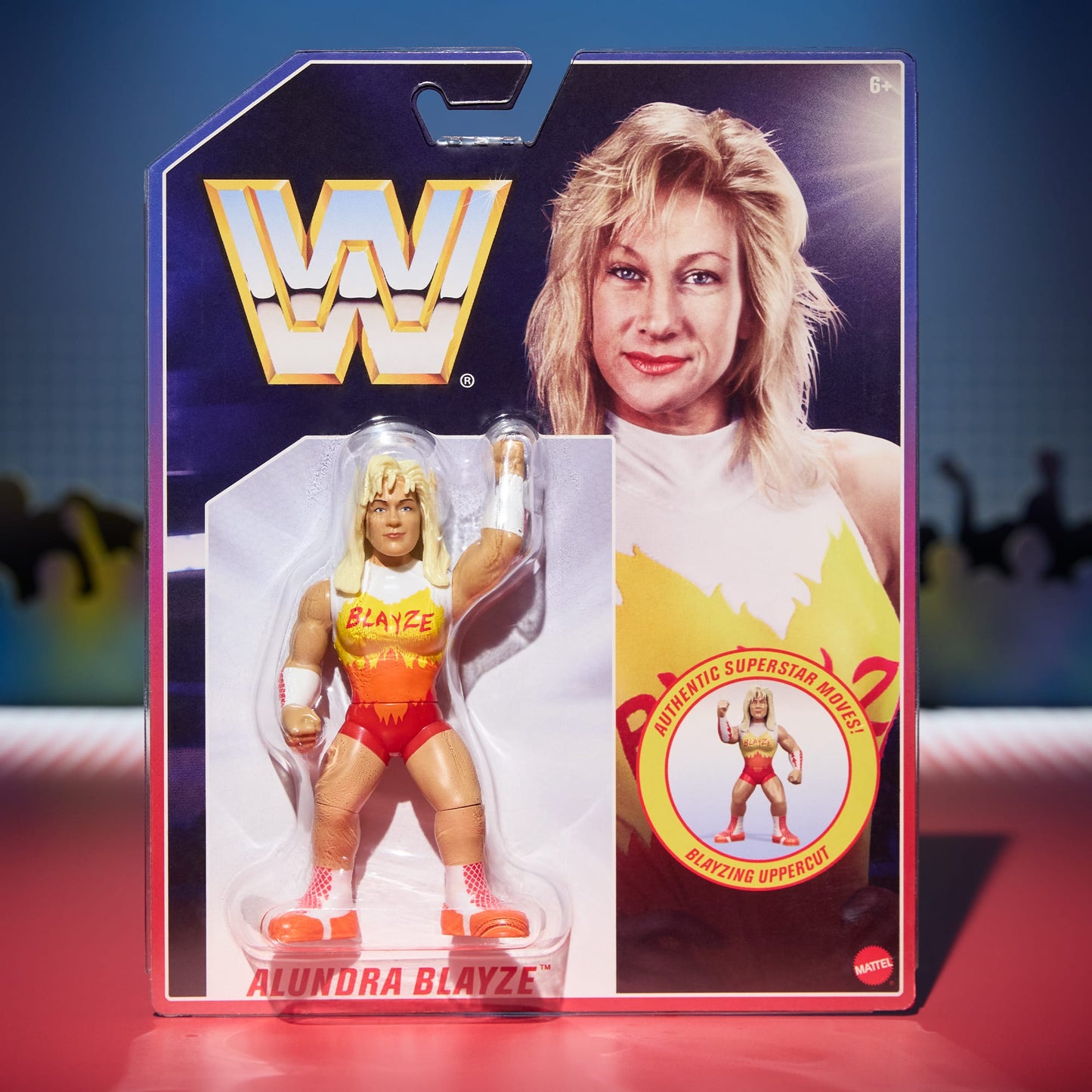 WWE Retro Action Figure 4-Pack Bundle - Bộ 4 Mô Hình Đô Vật Mỹ Retro - Mattel Creations