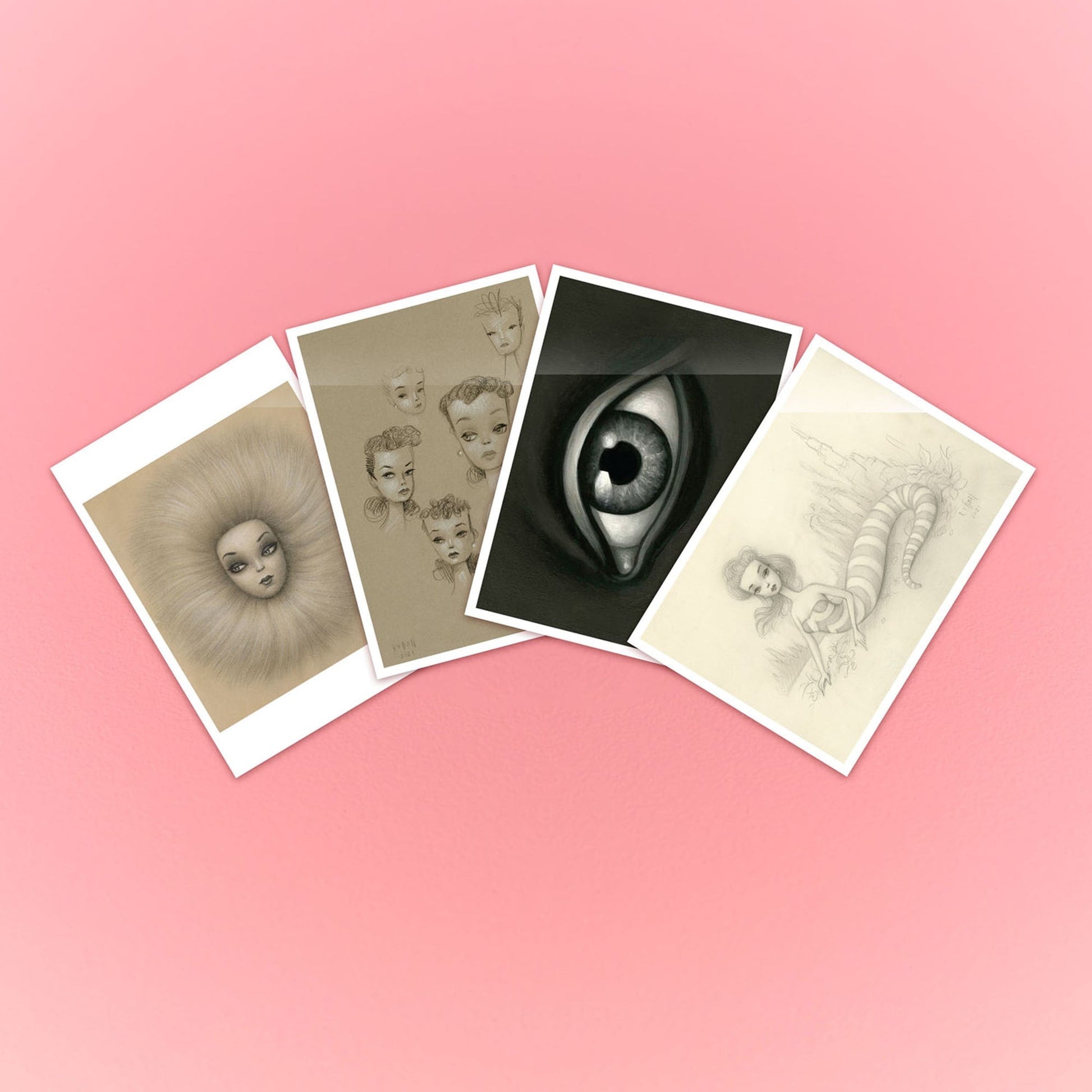 Mark Ryden x Barbie Postcard Set - Bộ Bưu Thiếp Nghệ Thuật Sưu Tầm - Mattel Creations - Hình ảnh bổ sung 4