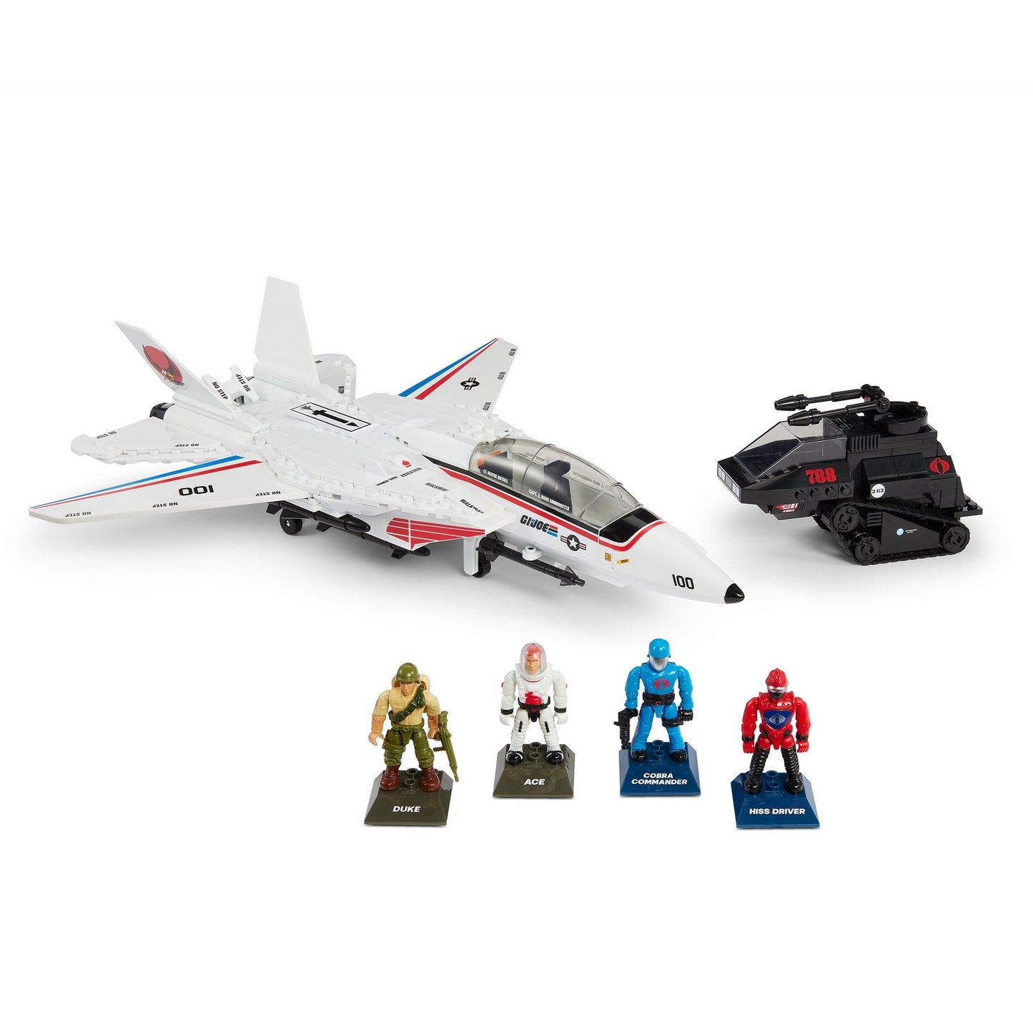 MEGA G.I. JOE Skystriker vs. COBRA H.I.S.S. Building Set - Bộ Đồ Chơi Lắp Ráp Sưu Tầm G.I. Joe - MEGA Mattel