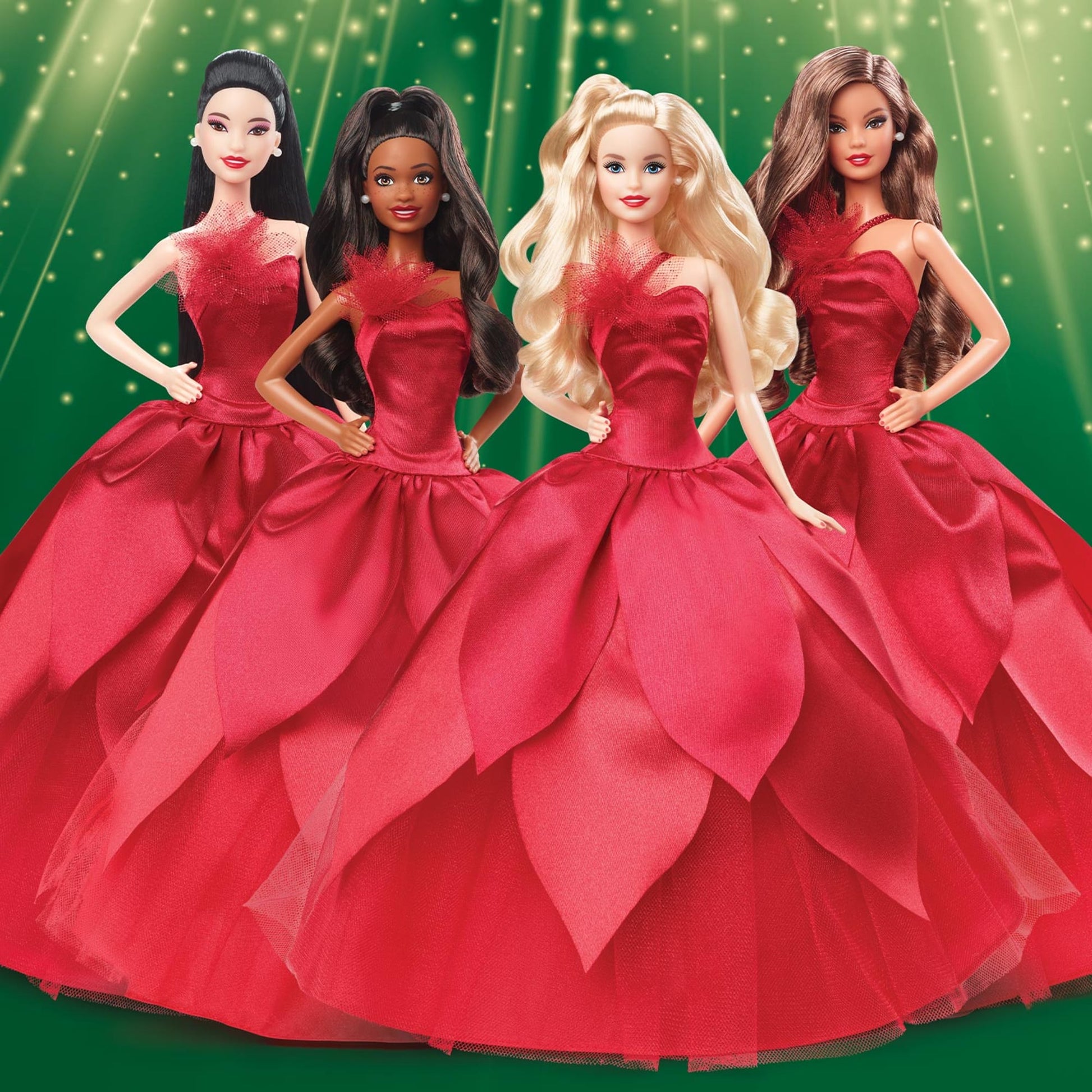 2022 Holiday Barbie, Dark-Brown Hair - Búp Bê Sưu Tầm Cao Cấp - Barbie Signature - Hình ảnh bổ sung 5