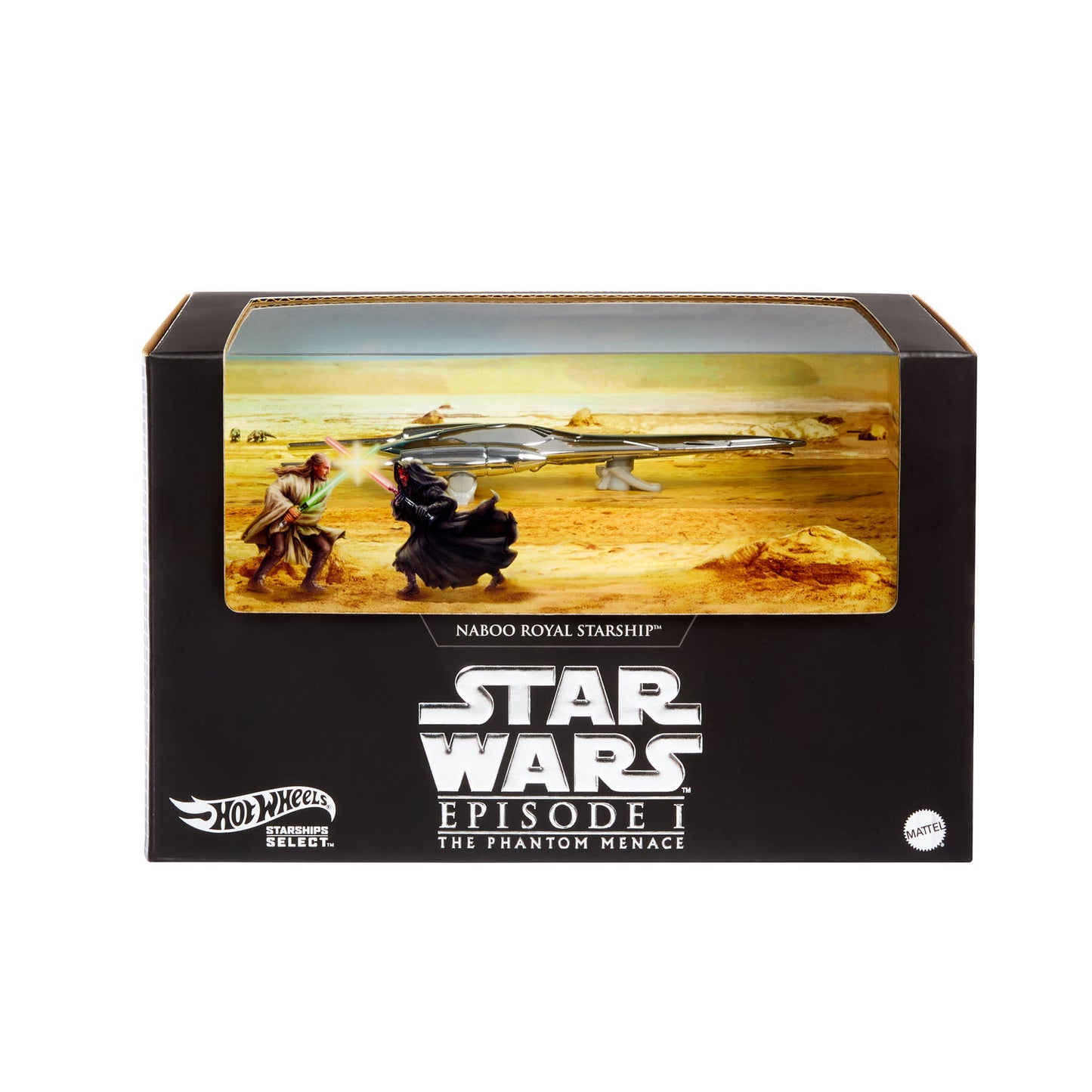 Hot Wheels STAR WARS Starships Select Royal Naboo Starship - Mô hình Tàu Vũ Trụ Die-cast Cao Cấp - Mattel JBG50 - Hình ảnh bổ sung 7