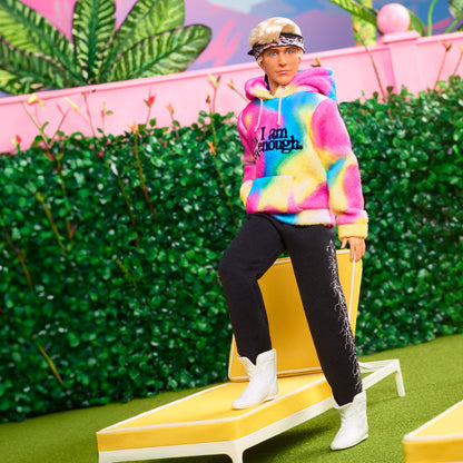 Ken Doll Wearing “I Am Kenough” Hoodie – Barbie The Movie Búp Bê Sưu Tầm Cao Cấp Mattel JBH60 - Hình ảnh chi tiết 2
