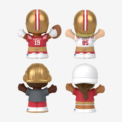 Little People Collector x NFL San Francisco 49ers Set - Bộ Nhân Vật Sưu Tầm Thể Thao - Mattel