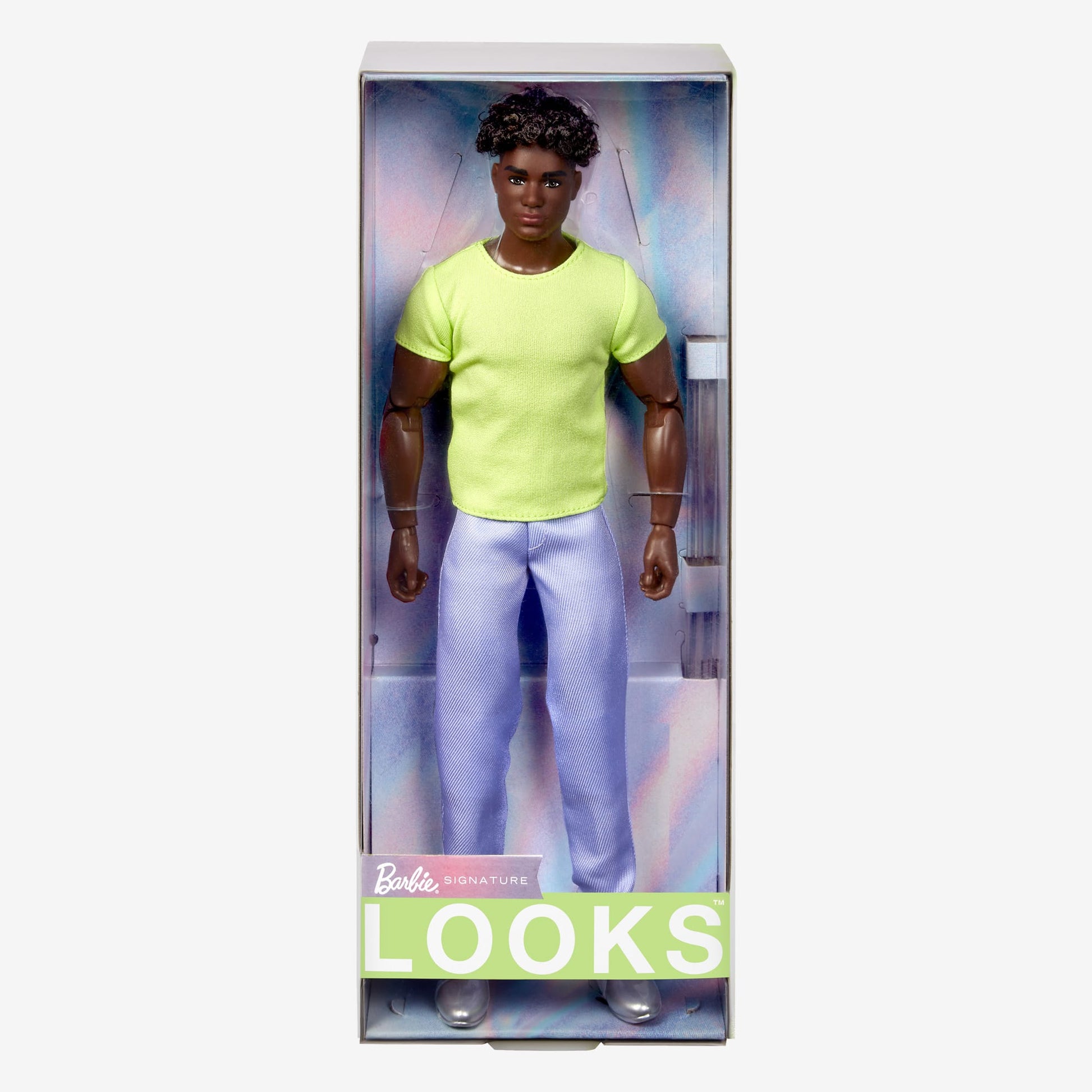 Barbie Looks Doll #25 (Buff Body Ken, Short Black Hair) - Búp bê Ken Sưu tầm Thân hình Cơ bắp - Barbie Signature Barbie Signa